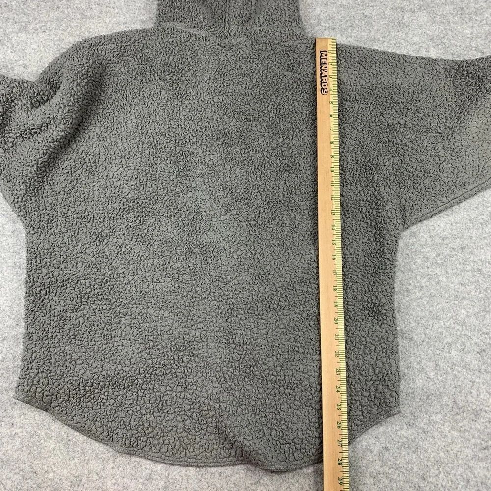 NORDIC BEACH  Hooded Body Wrap Cardigan Koala Gray Size One Size